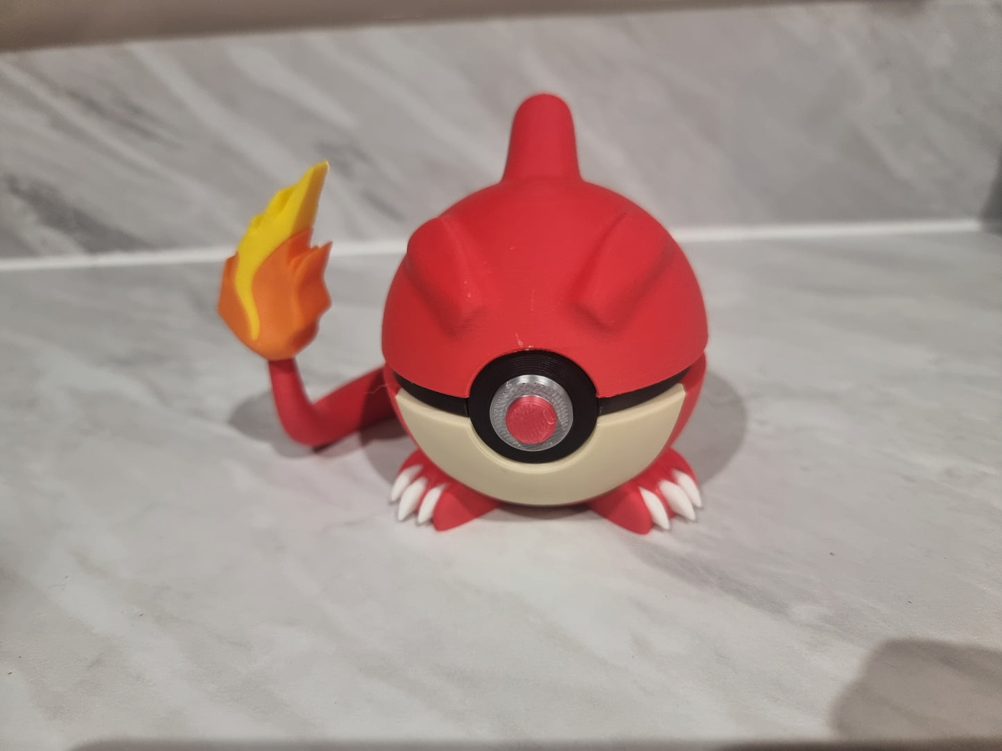 Charmeleon inspired Pokemon Pokeball