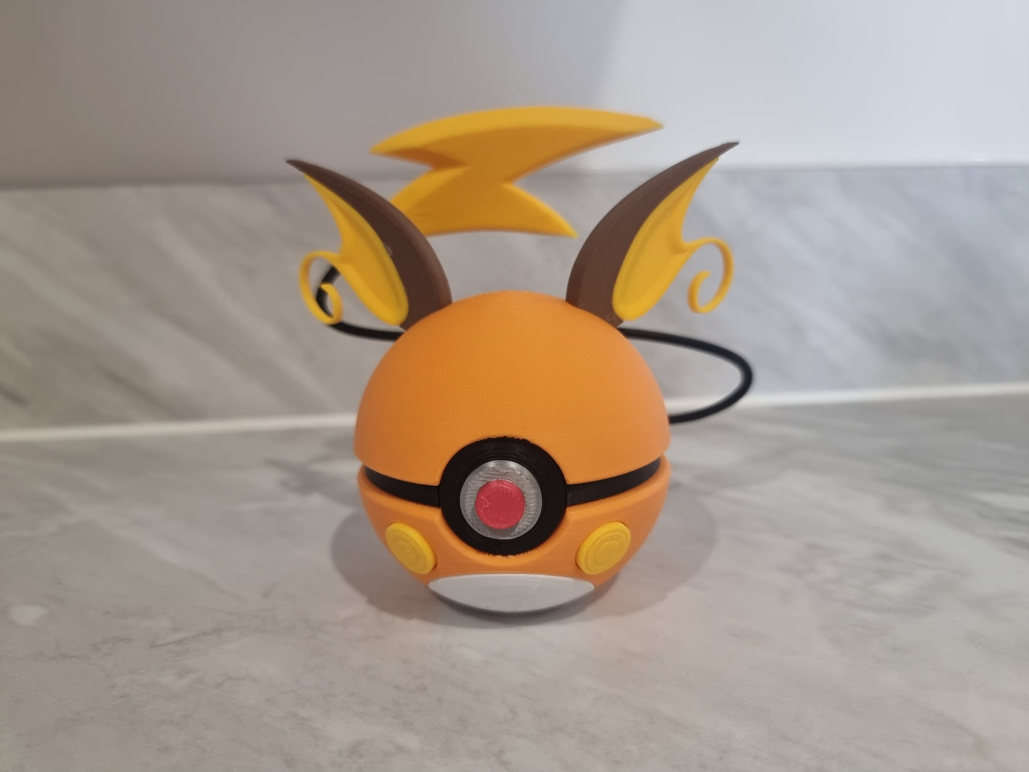 Raichu Inspired Pokemon Pokeball