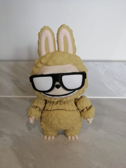 Labubu Vunk Flexi. SoyBean 3 Gestures to choose from Happy, Excited, Cool.