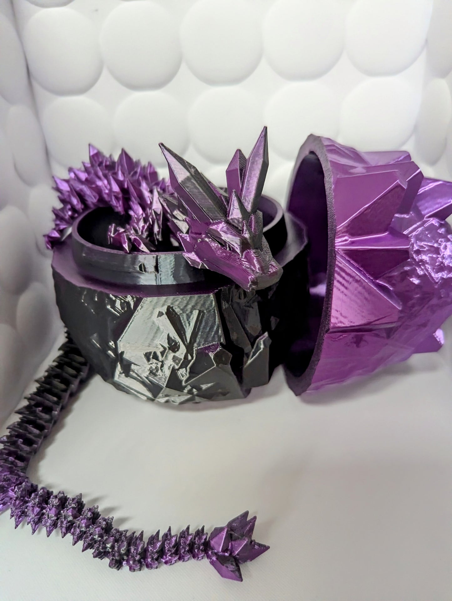 LARGE Articulating Crystal Dragon (FREE Crystal Egg)