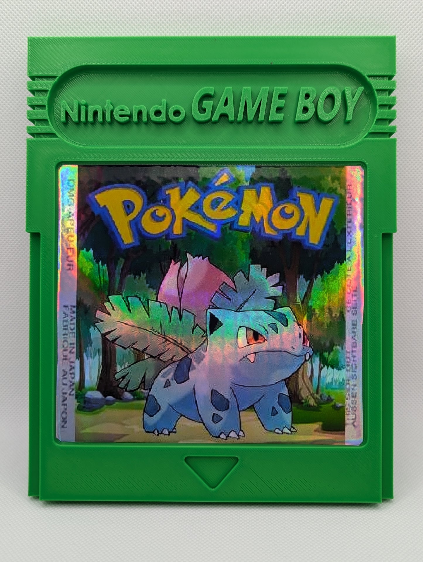 Oversized x3 Bulbasaur Evolution Bundle Pokemon Inspired Cartridge Fanart