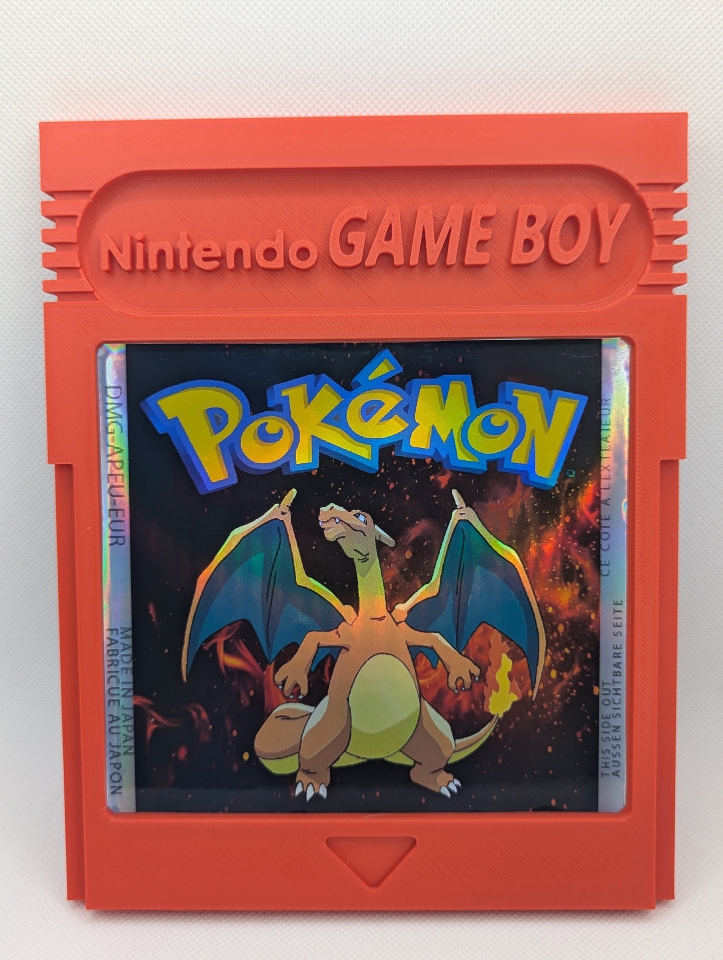 Oversized x3 Charmander Evolution Bundle Pokemon Inspired Cartridge Fanart