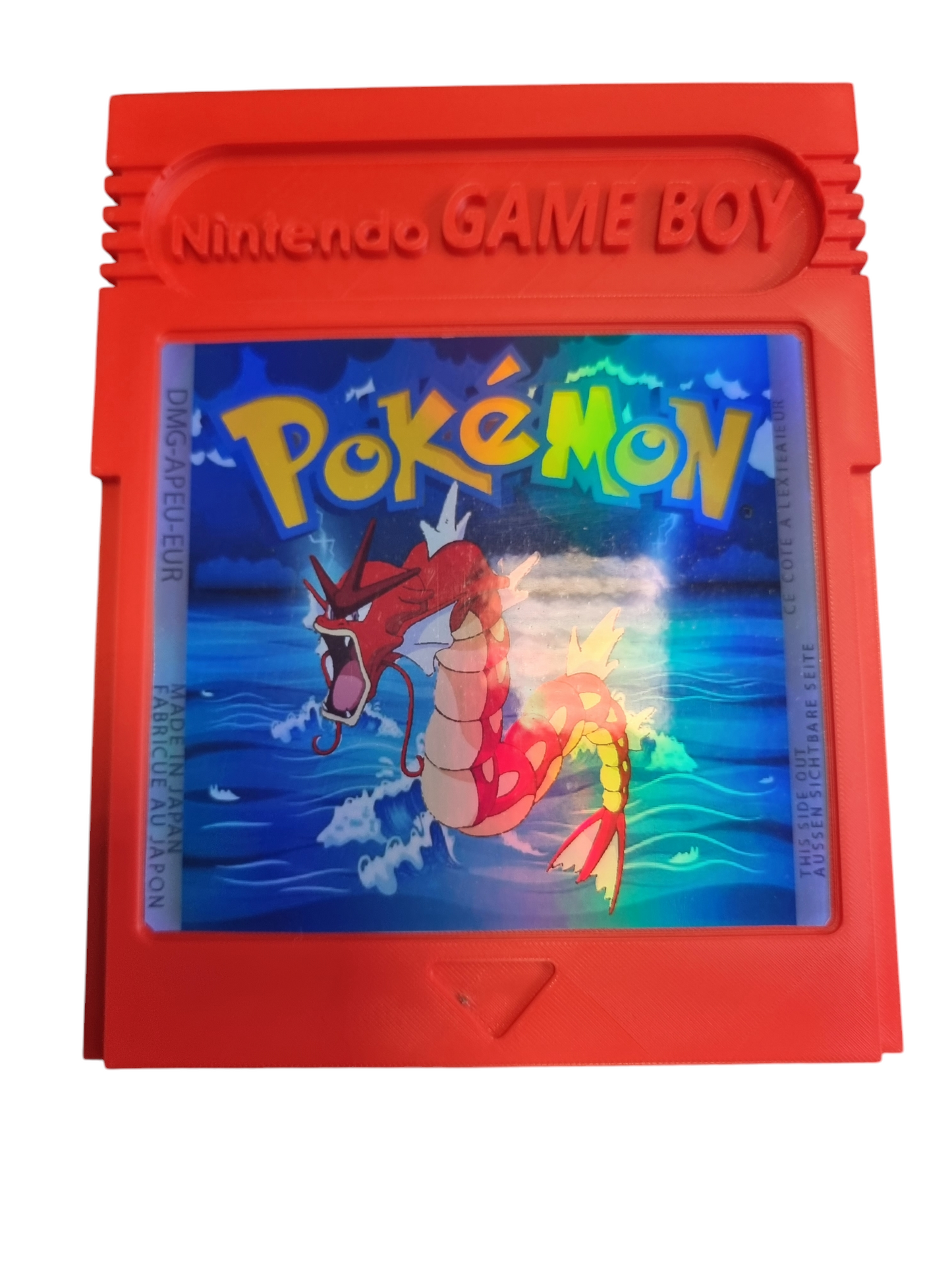 Oversized gyarados Red Pokemon Inspired Cartridge Fanart