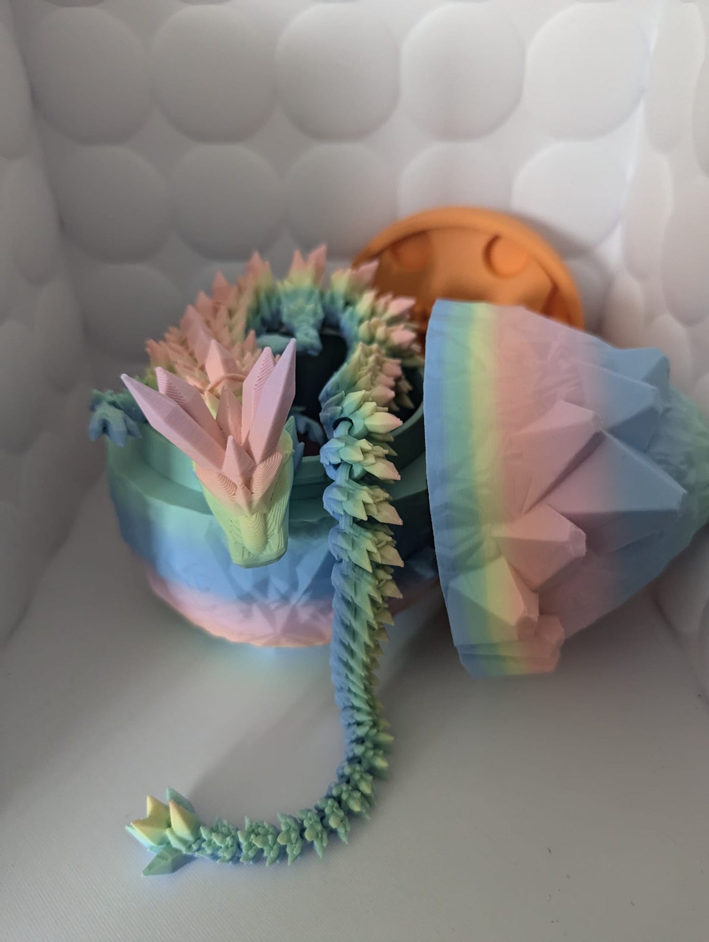 LARGE Articulating Crystal Dragon (FREE Crystal Egg)