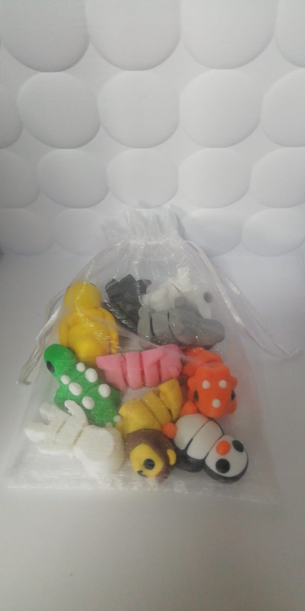 Bag of 10 miniature articulated Animals