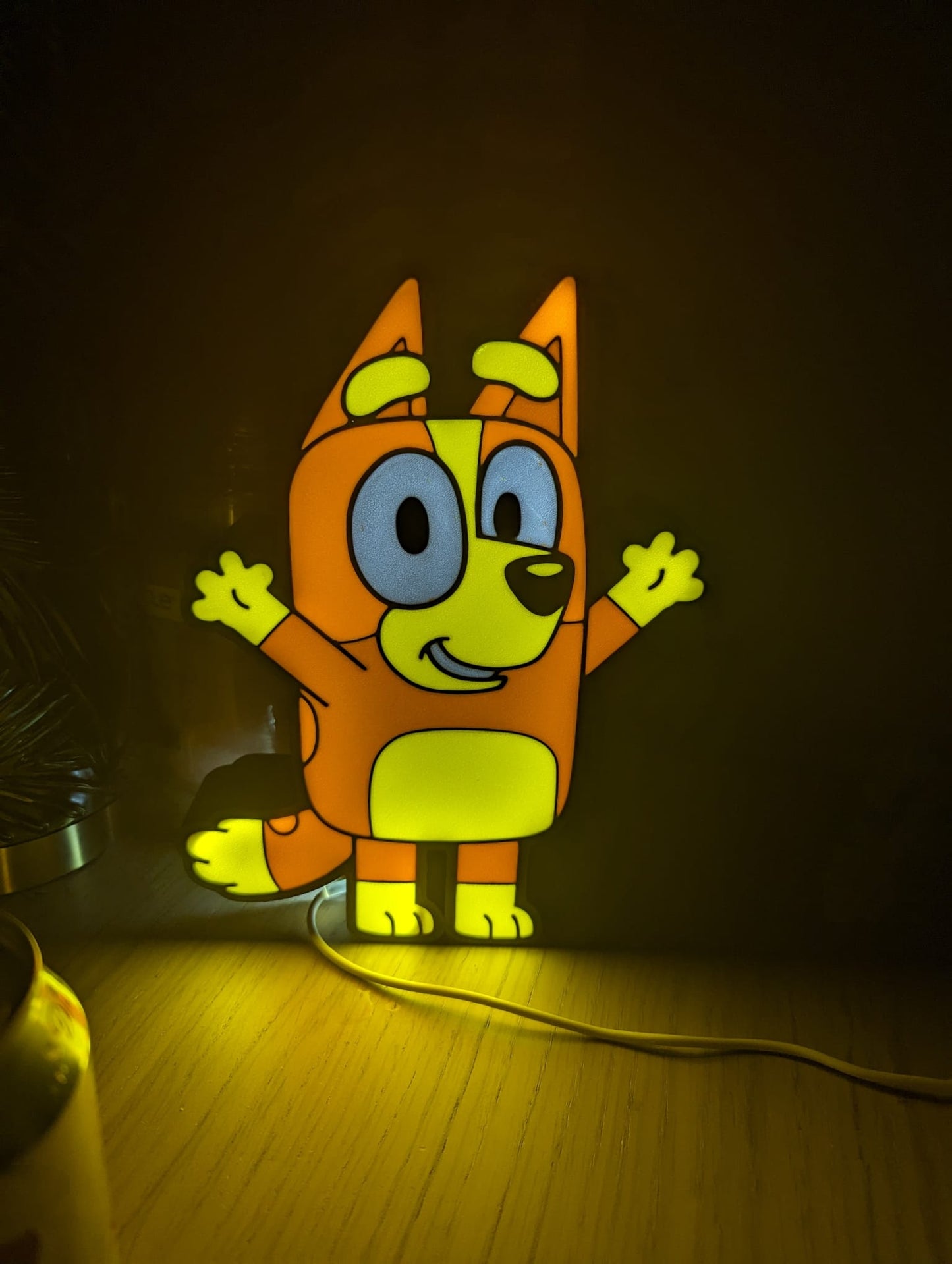 Bingo Lightbox: 3D Printed Nightlight with White LED and Touch Sensor Switch