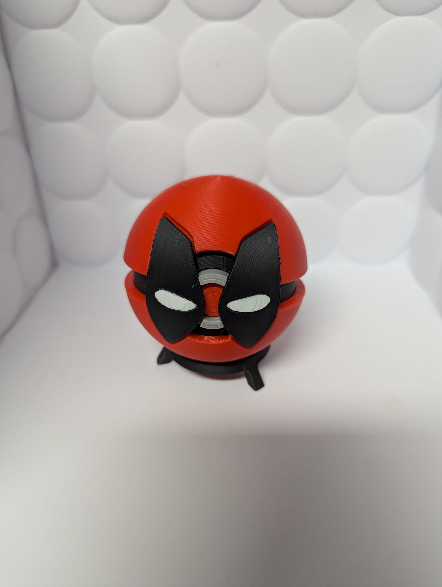 DeadPool inspired Pokemon Pokeball. Deadpool Meets Pokemon