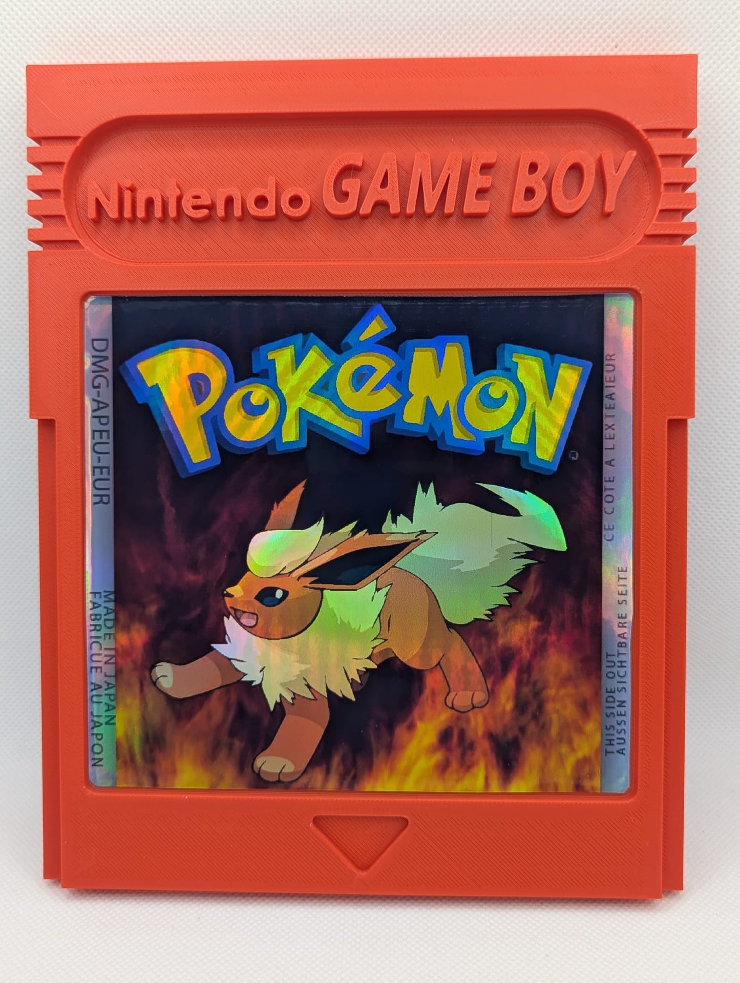 Oversized Flareon Pokemon Cartridge Fanart