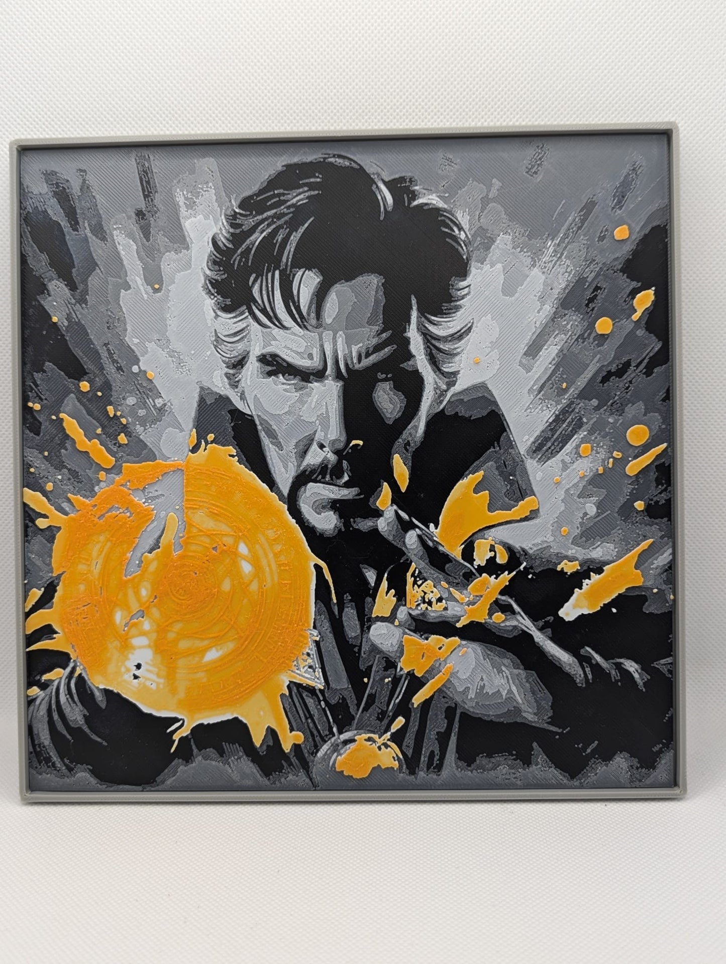Dr Strange - 3D Printed 200x200mm Framed Wall Art