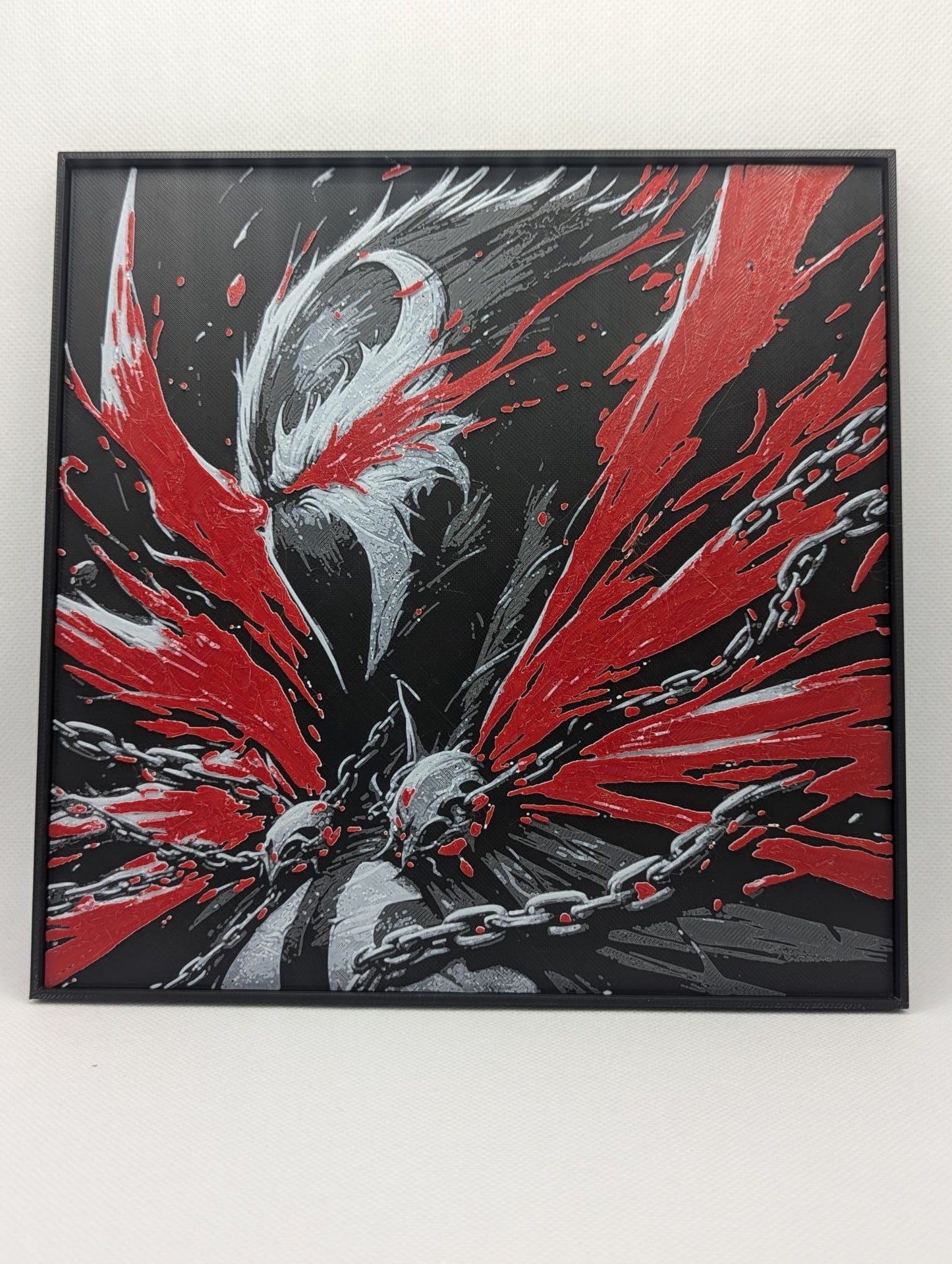 Spawn - 3D Printed 200x200mm Framed Wall Art
