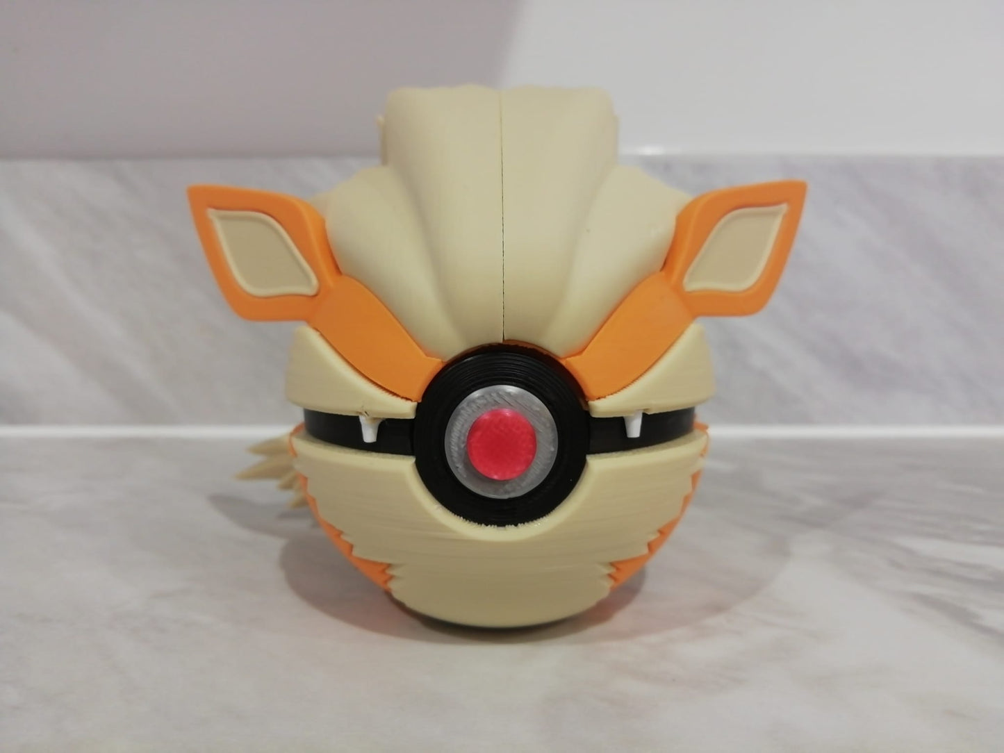 Arcanine inspired Pokemon Pokeball.