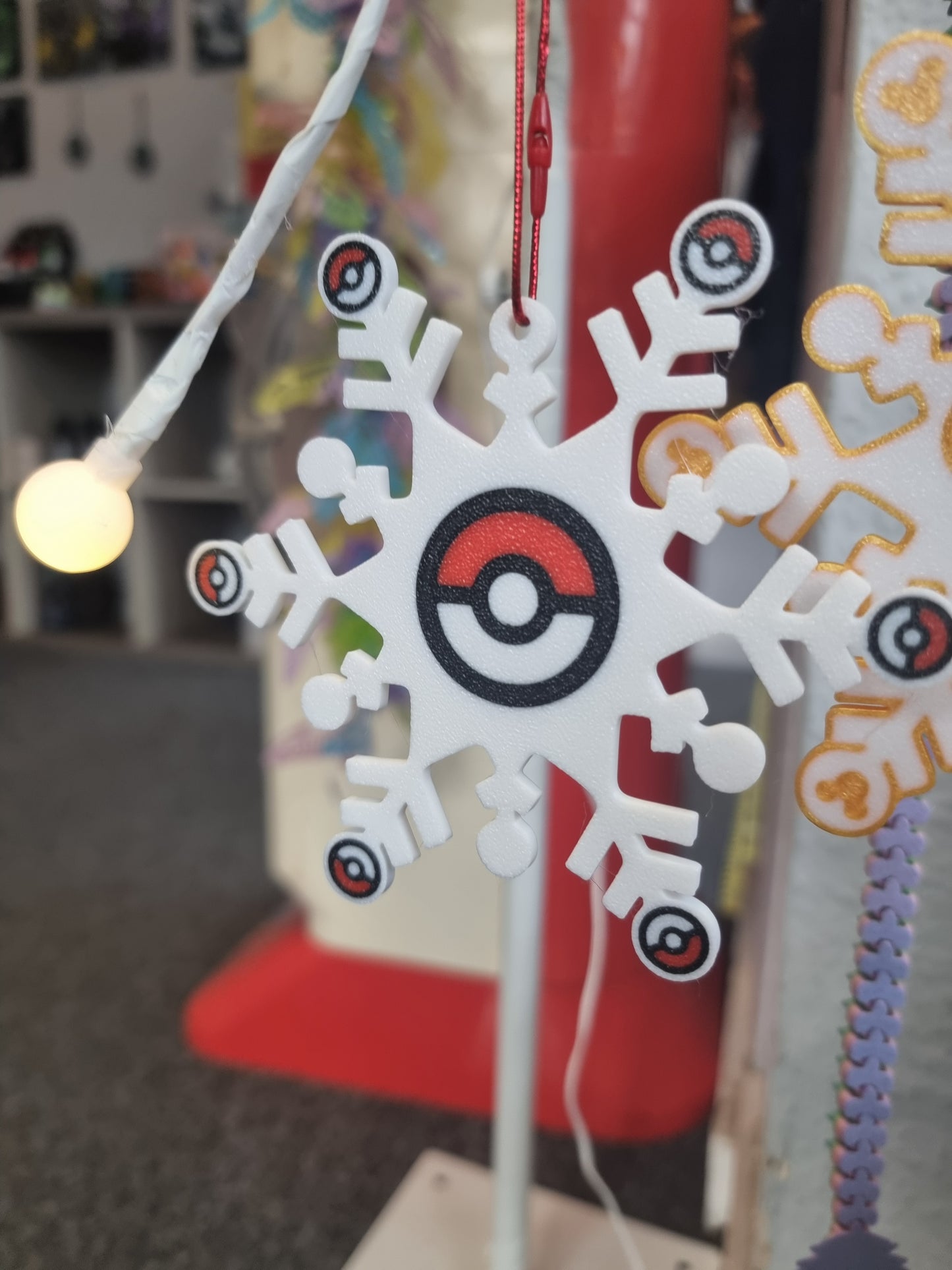 Pokemon Snowflake Bauble