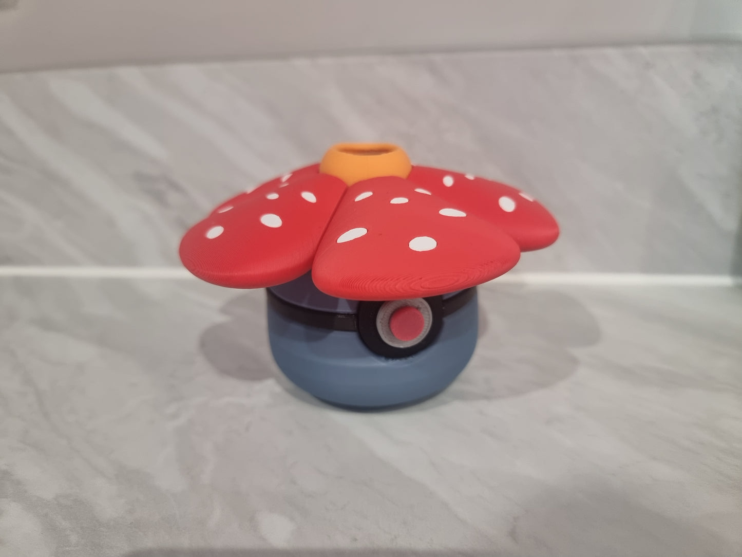 Vileploom Inspired Pokemon Pokeball.