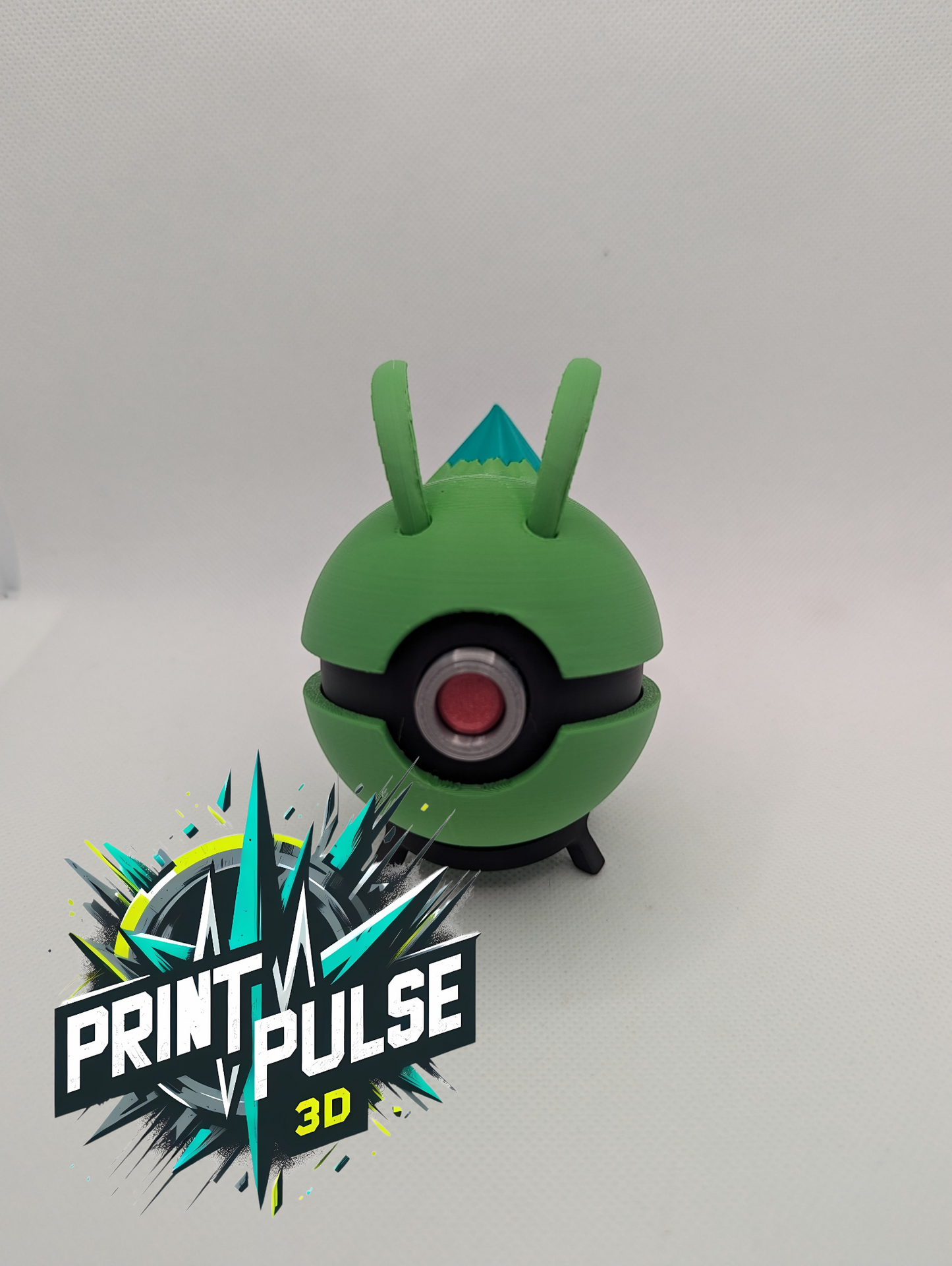 Celebi inspired Pokemon Pokeball.