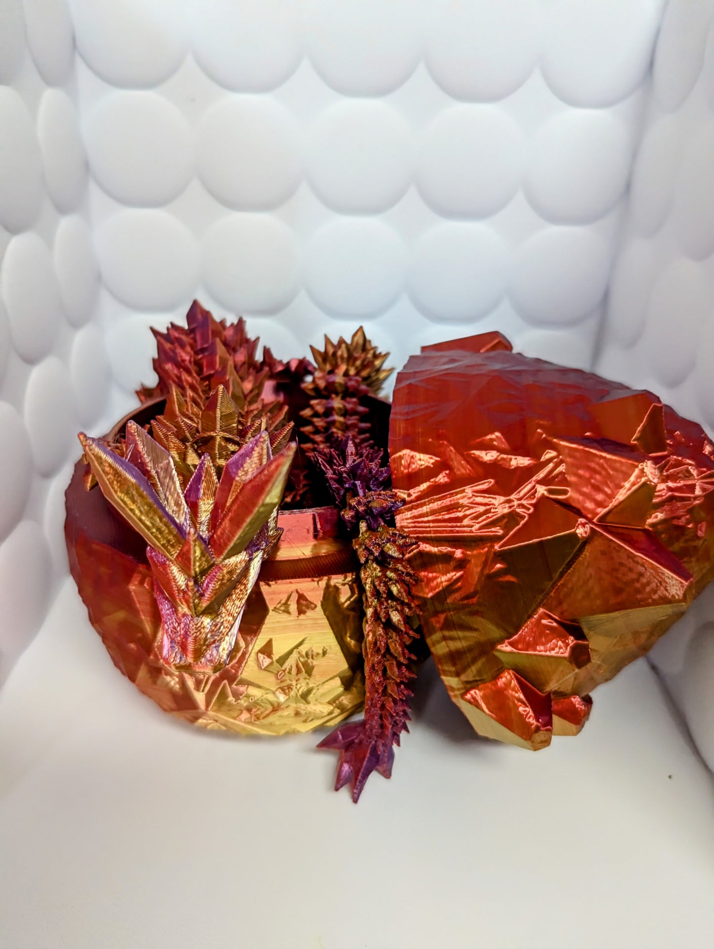 LARGE Articulating Crystal Dragon (FREE Crystal Egg)