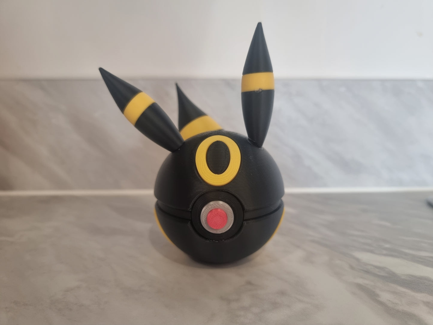 Umbreon inspired Pokemon Pokeball.