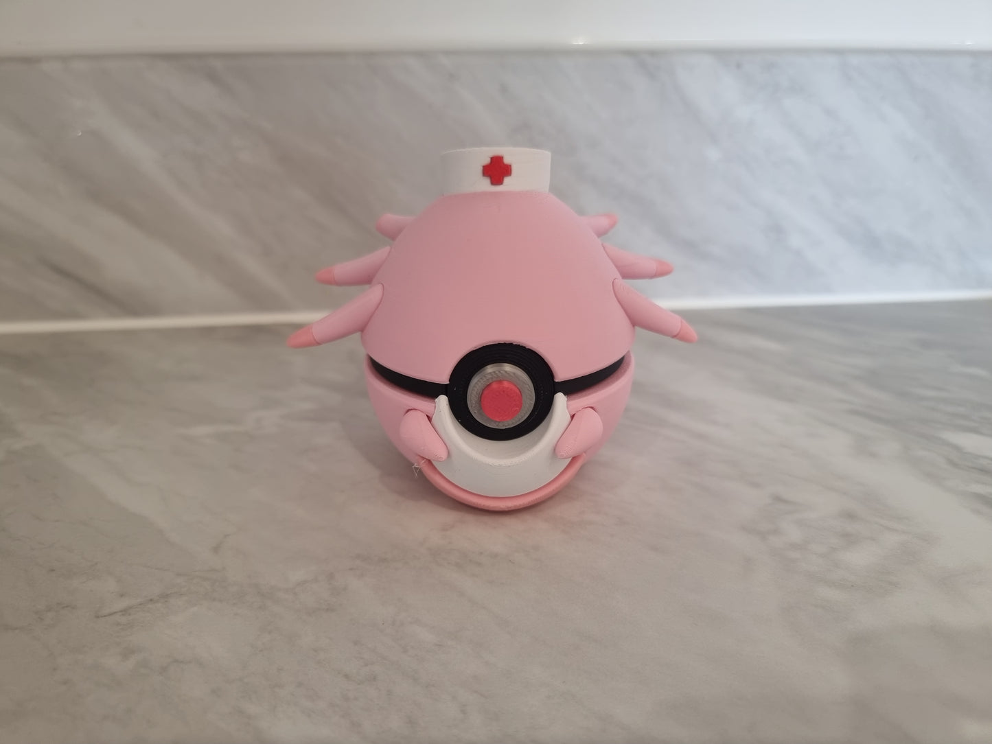 Nurse Chansey Inspired Pokemon Pokeball.