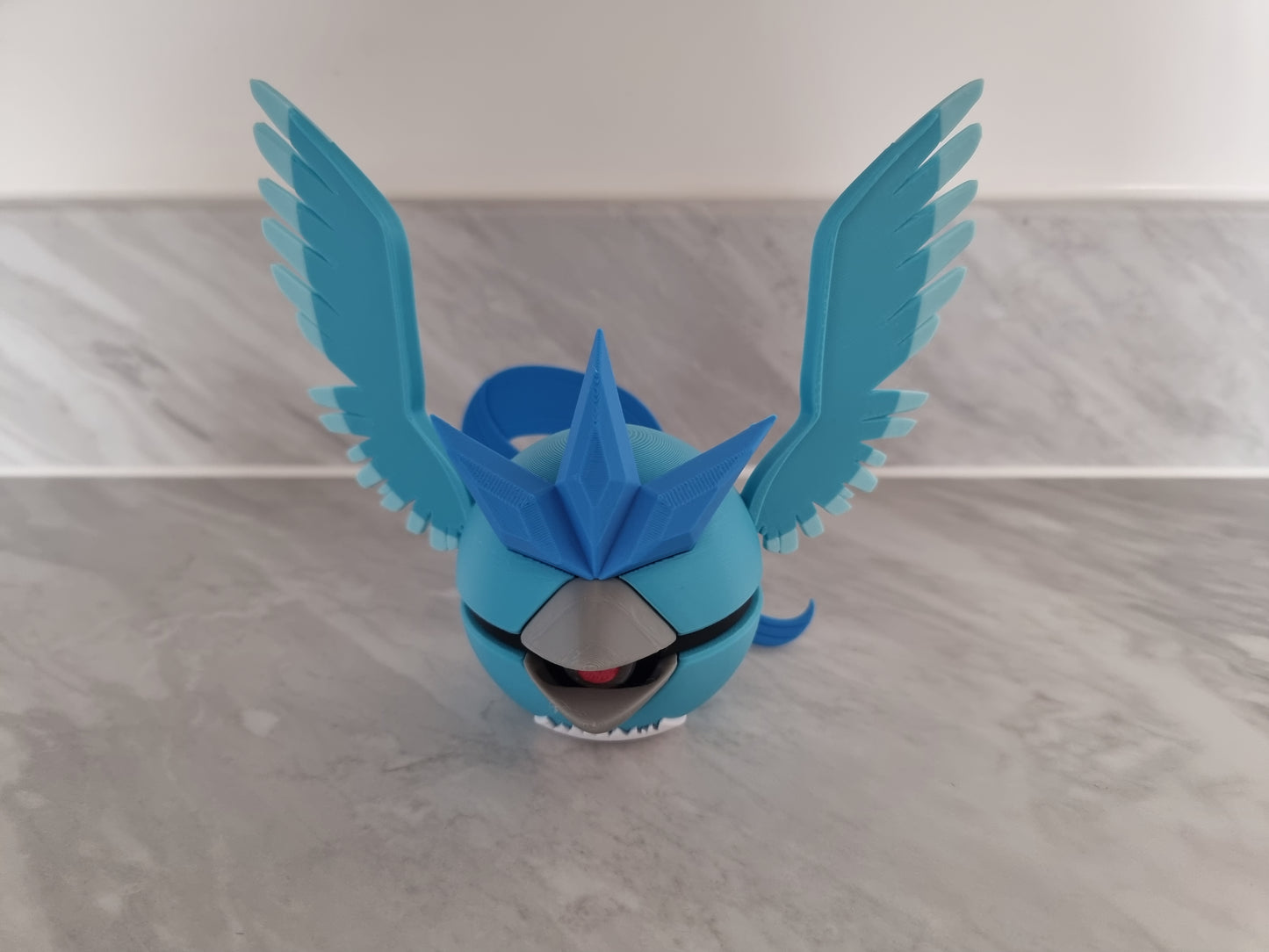 Articuno Inspired Pokemon Pokeball.