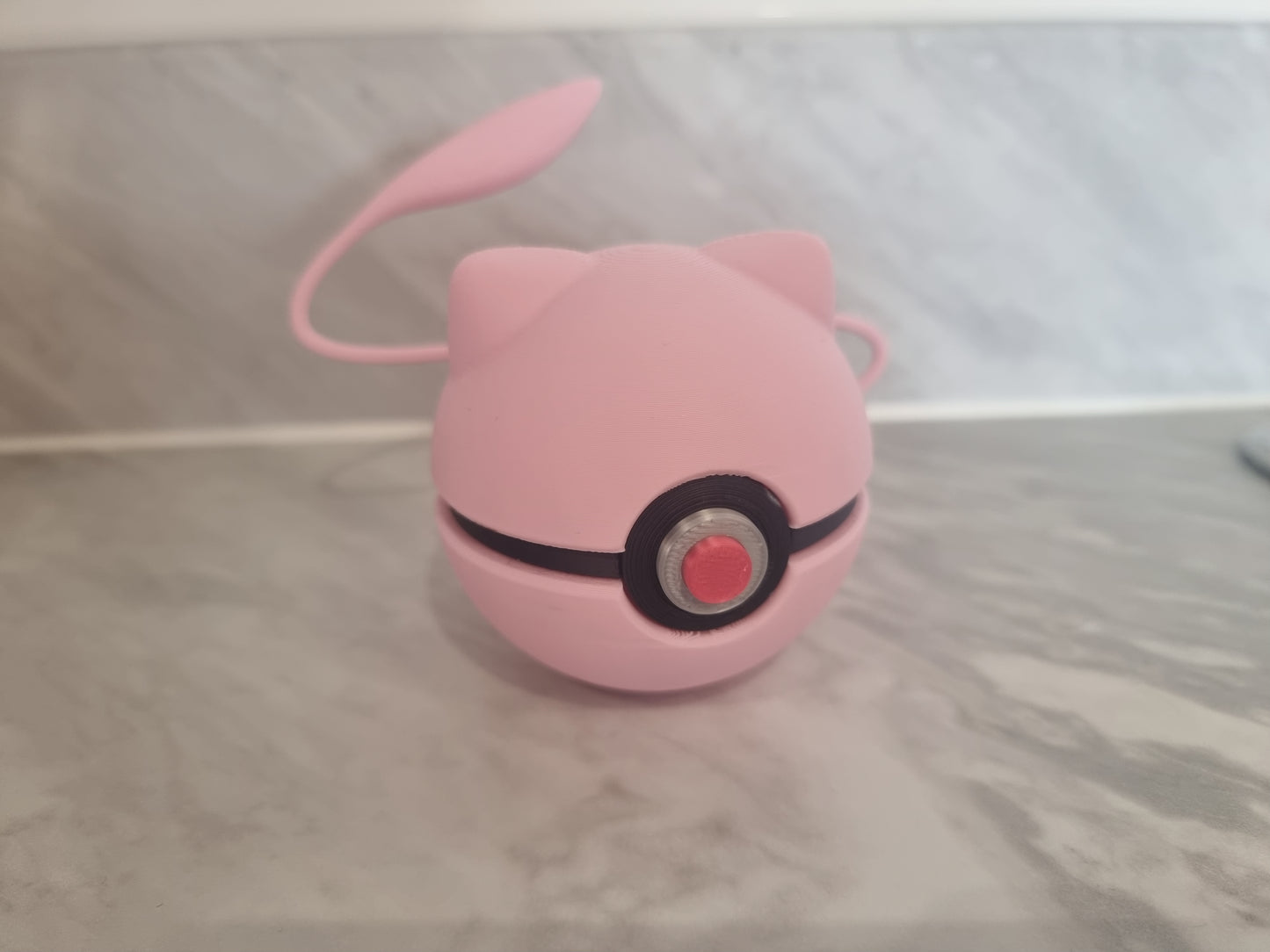 Mew Inspired Pokemon Pokeball.