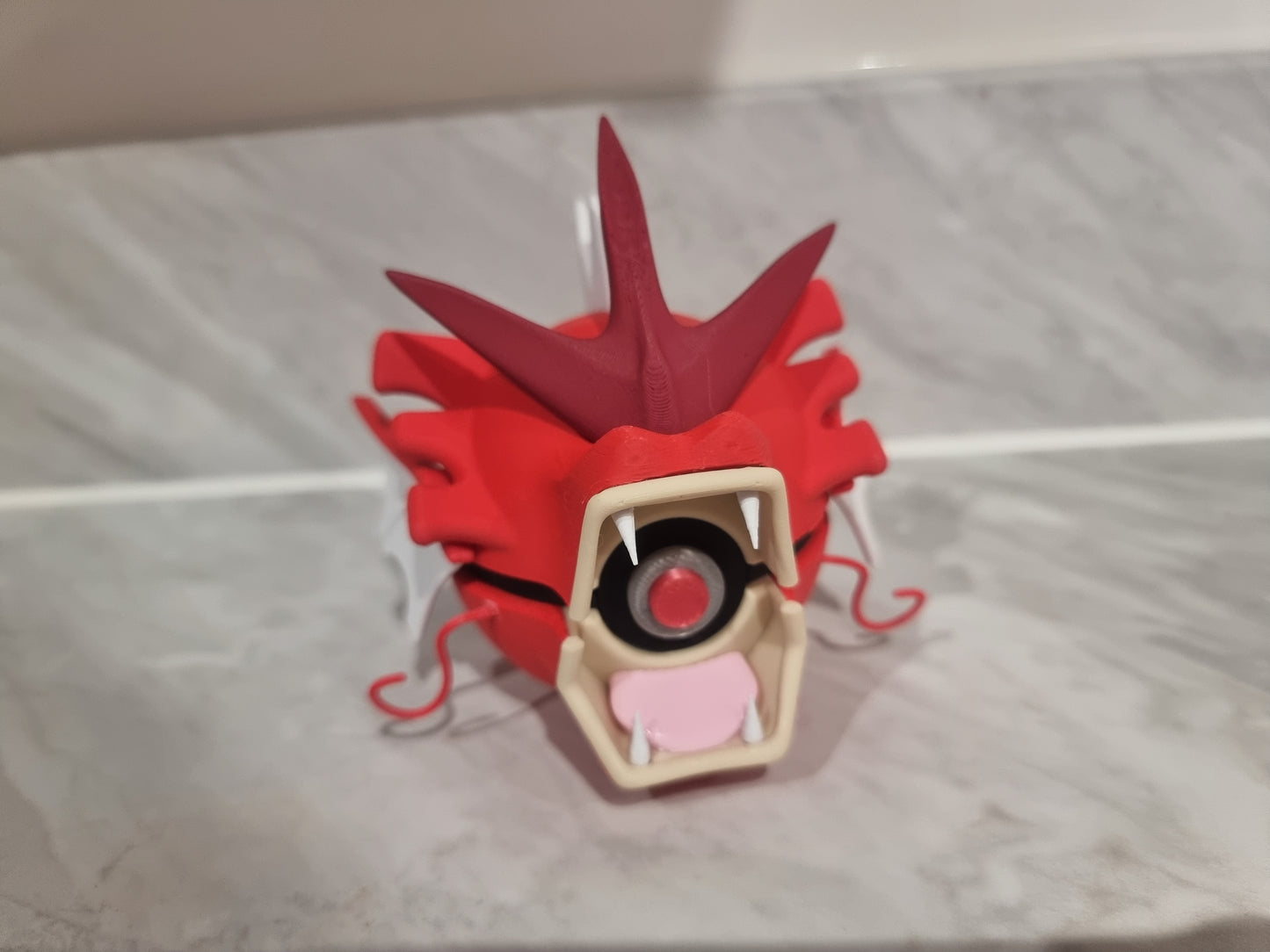 Red Gyarados Inspired Pokemon Pokeball