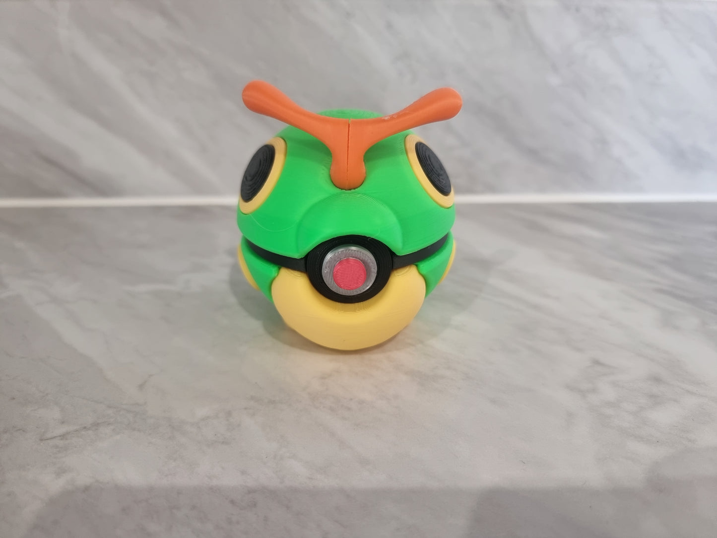 Caterpie Inspired Pokemon Pokeball
