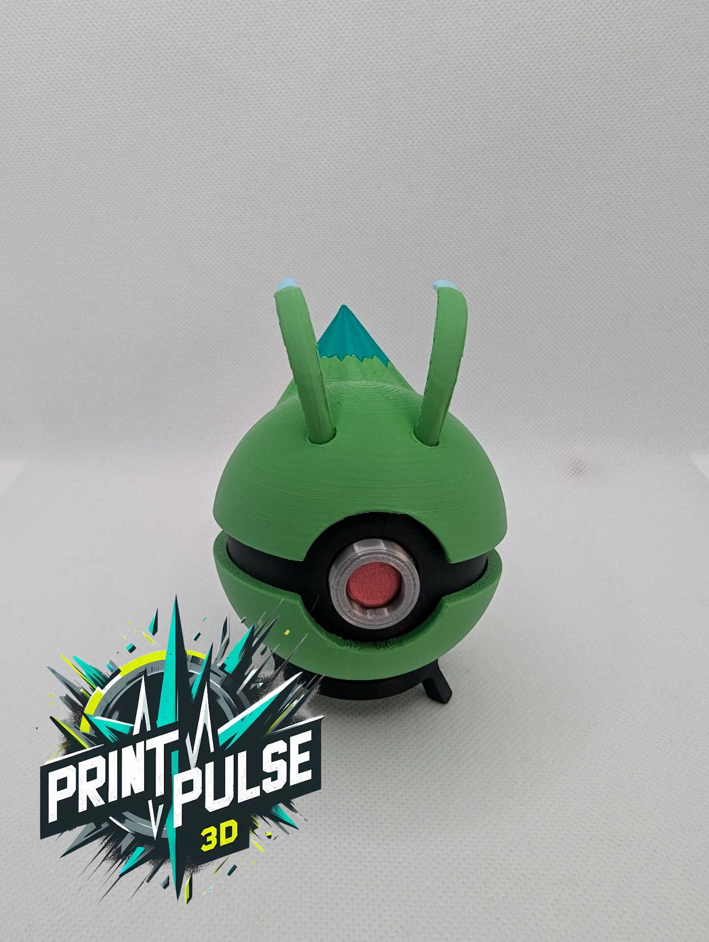 Celebi inspired Pokemon Pokeball.