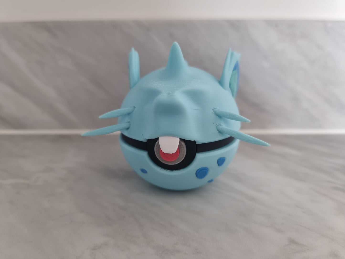 Nidoran Inspired Pokemon Pokeball.