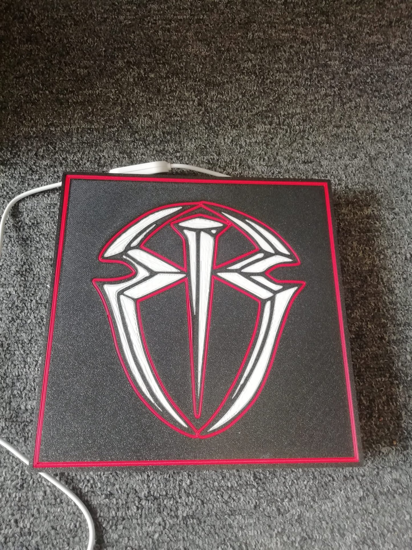 Roman reigns - Lightbox with white LED and touch sensor switch