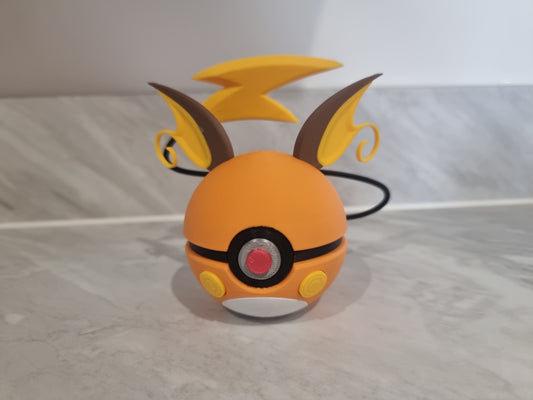 Raichu Inspired Pokemon Pokeball