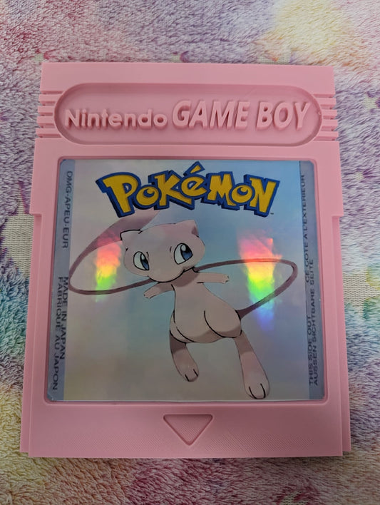 Oversized Mew Pokemon Inspired Cartridge Fanart