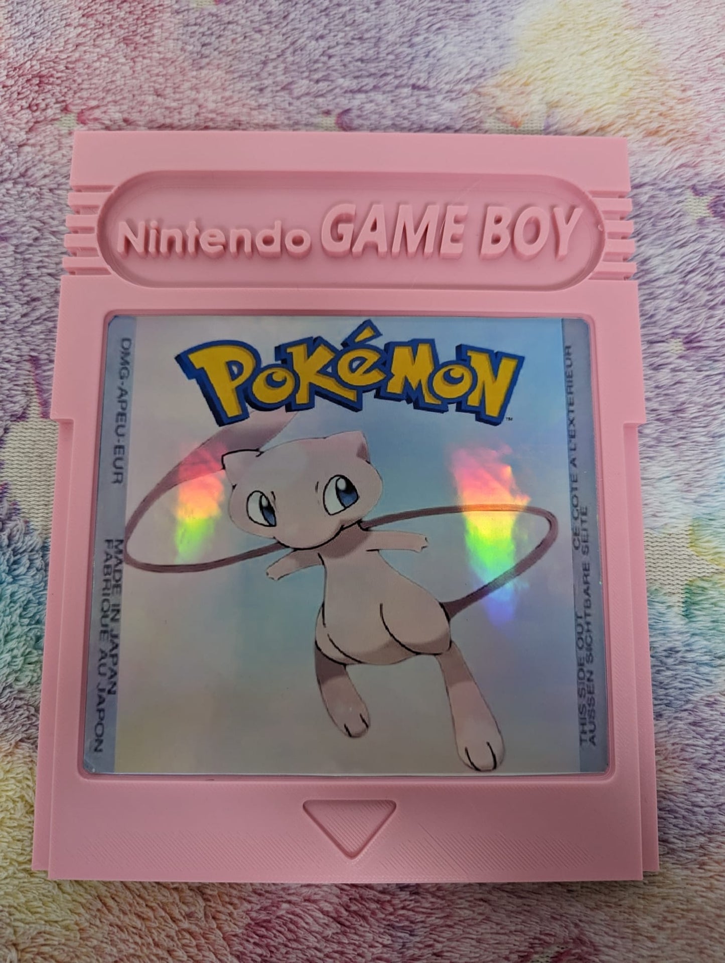 Oversized Mew Pokemon Inspired Cartridge Fanart