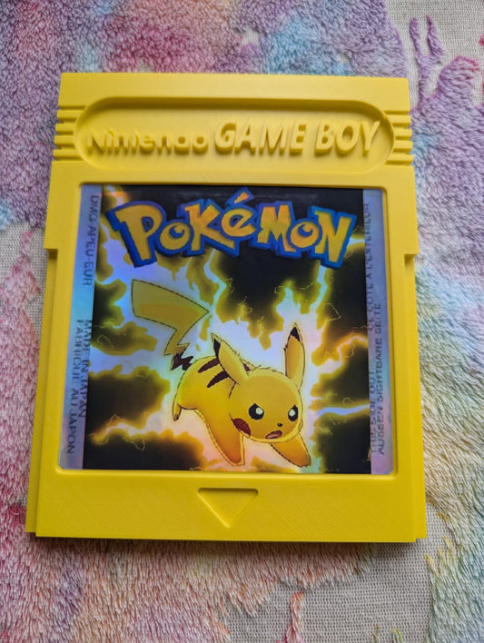 Oversized Pikachu Pokemon Inspired Cartridge Fanart