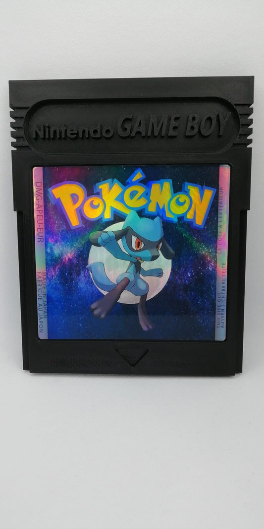 Oversized Riolu Pokemon Cartridge Fanart