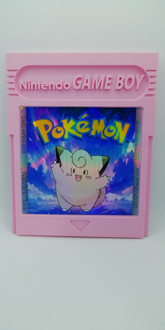 Oversized Clerfairy Pokemon Cartridge Fanart