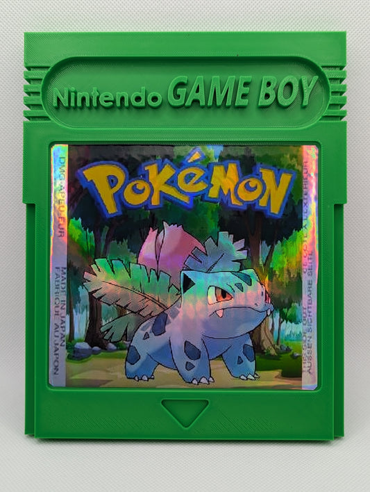 Oversized Ivysaur Pokemon Inspired Cartridge Fanart