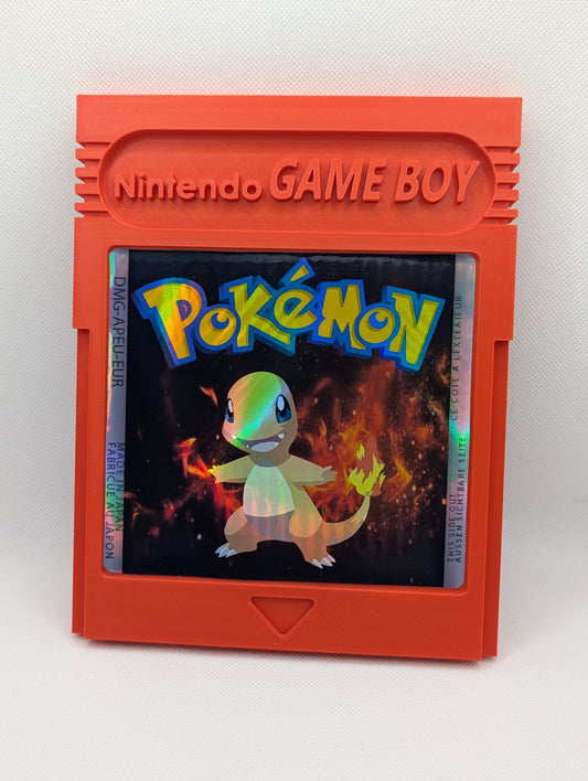 Oversized Charmander Pokemon Inspired Cartridge Fanart