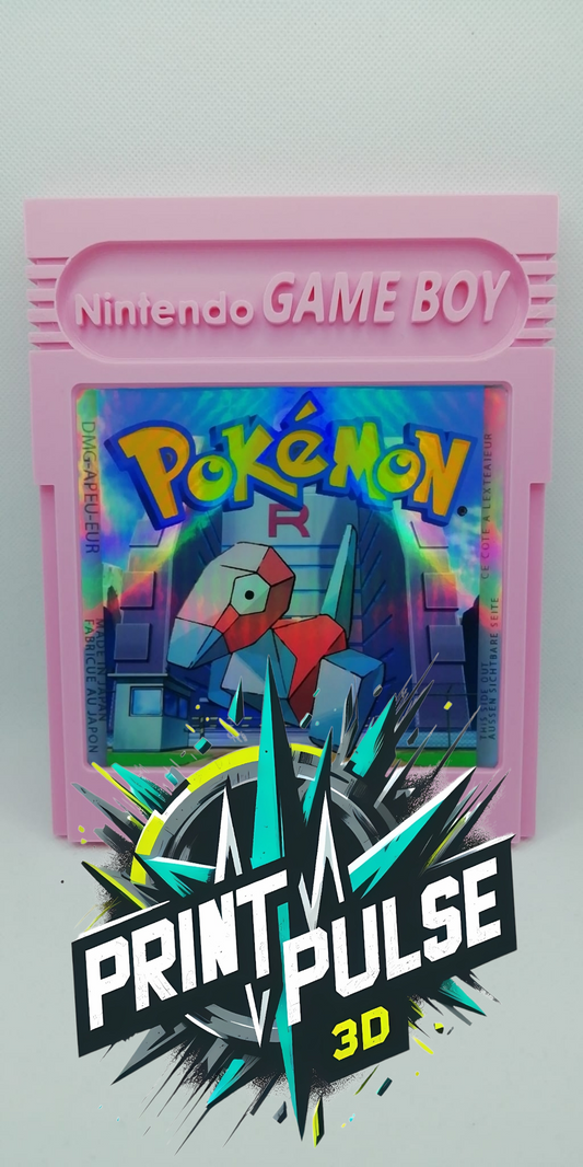 Oversized Porygon Pokemon Cartridge Fanart