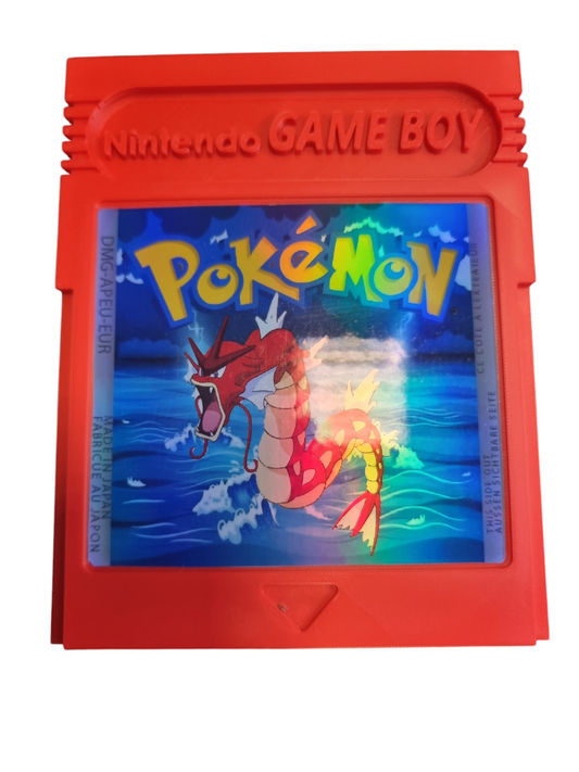 Oversized gyarados Red Pokemon Inspired Cartridge Fanart