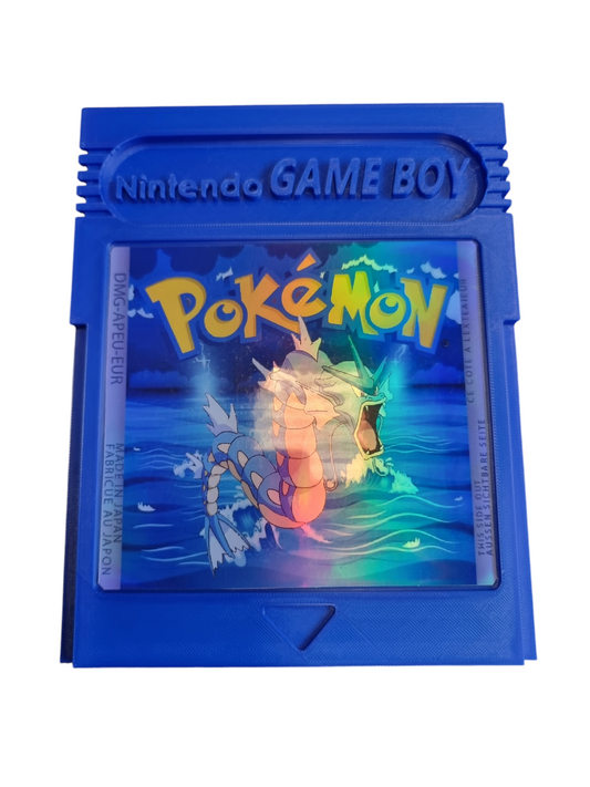 Oversized gyarados Blue Pokemon Inspired Cartridge Fanart