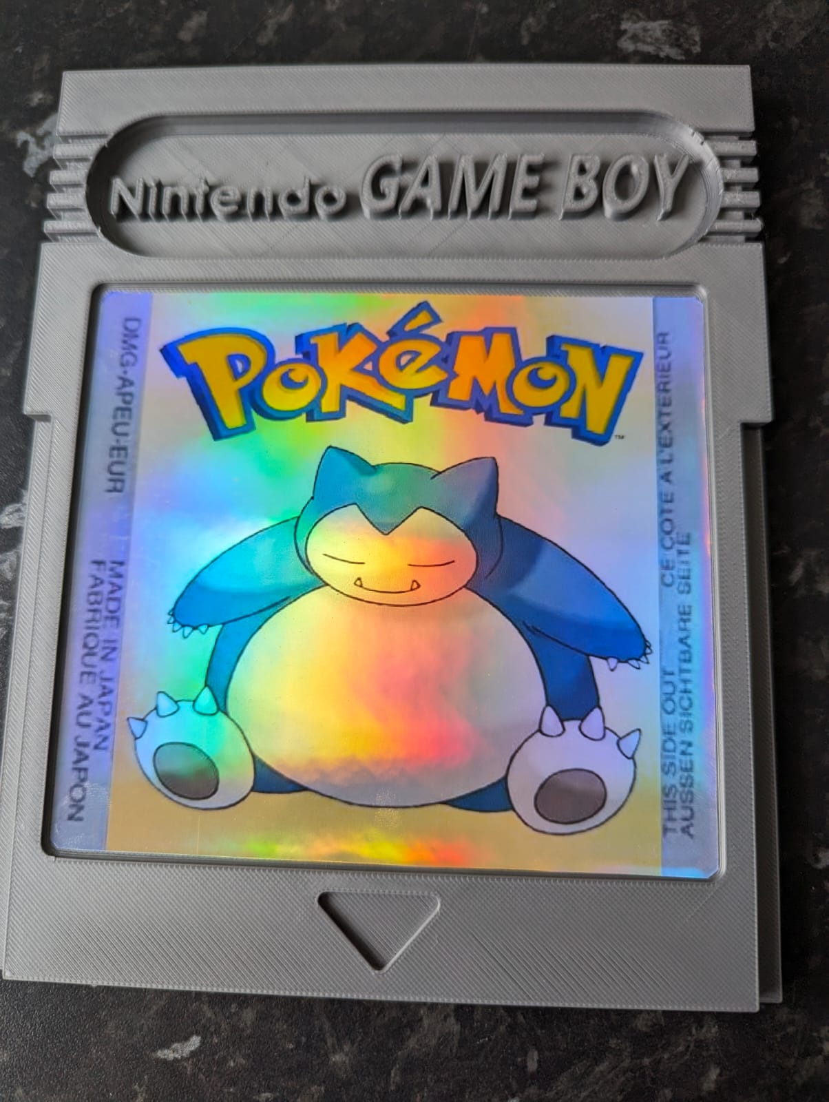 Oversized Snorlax Pokemon Inspired Cartridge Fanart