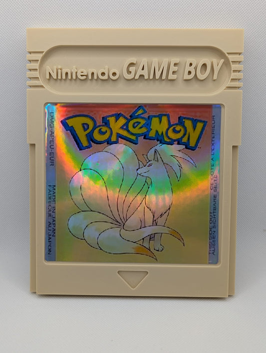 Oversized Ninetales Pokemon Inspired Cartridge Fanart