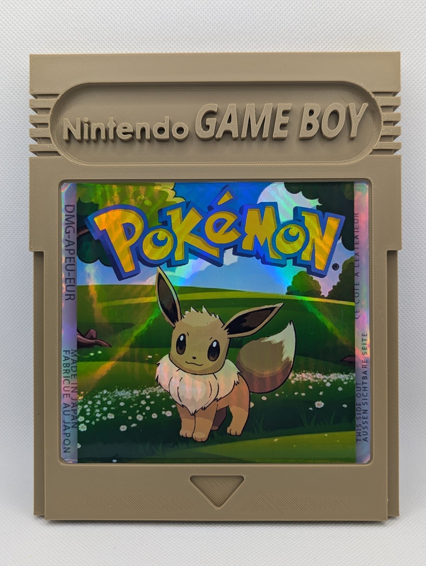 Oversized Eevee Pokemon Inspired Cartridge Fanart