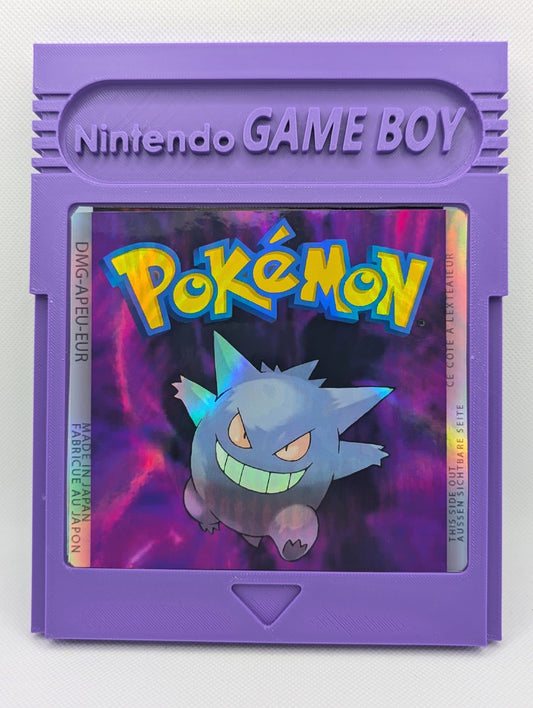 Oversized Gengar Pokemon Cartridge Fanart