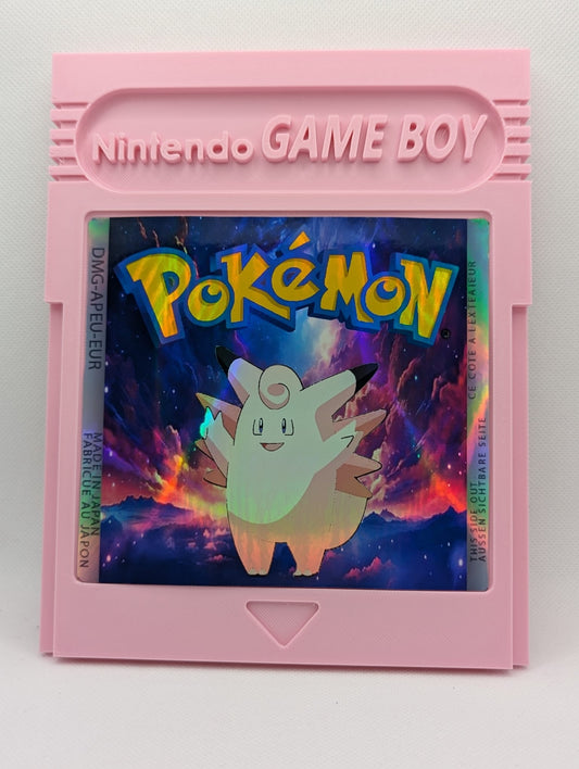 Oversized Clefable Pokemon Cartridge Fanart