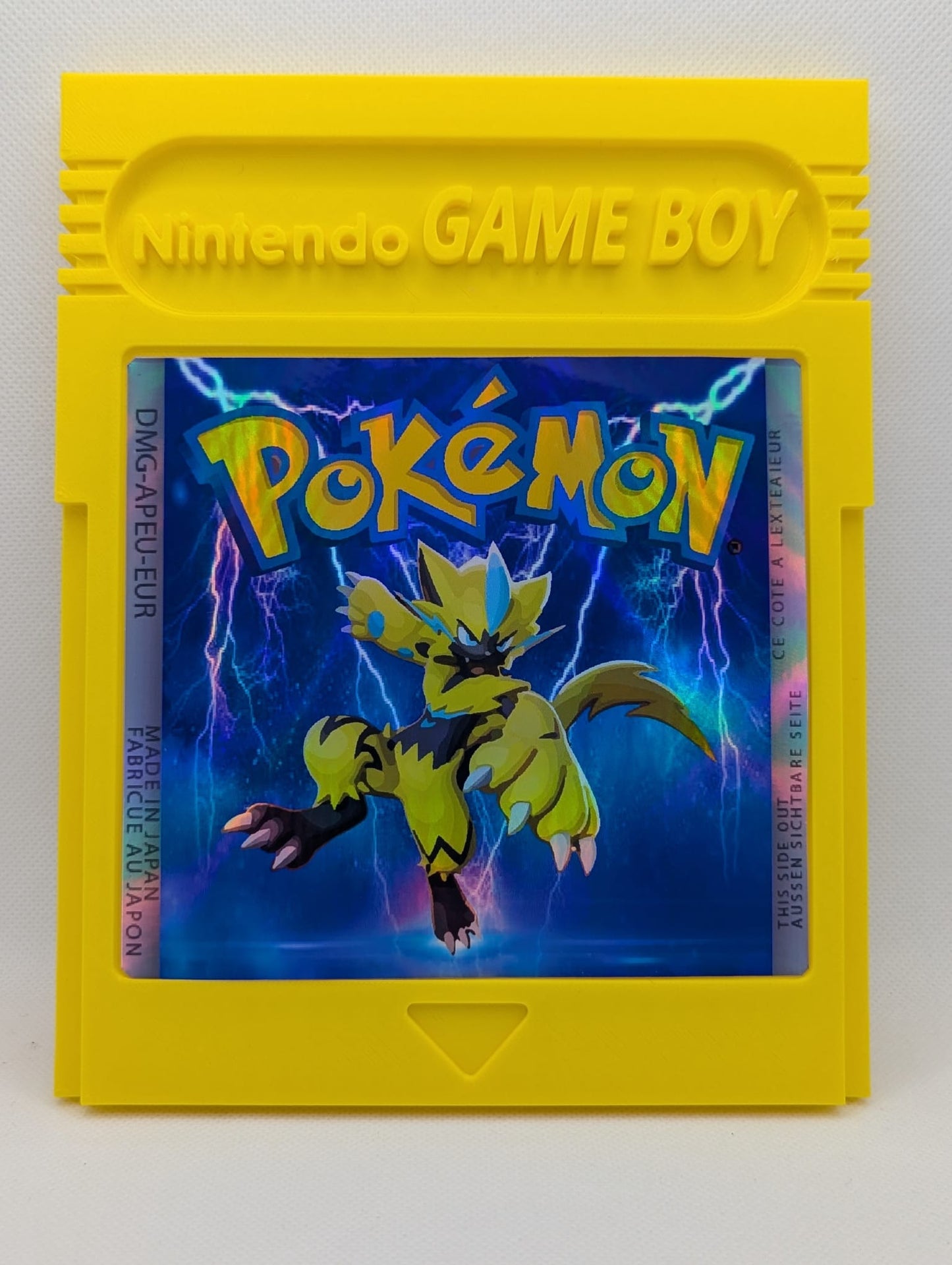 Oversized zeraora Pokemon Cartridge Fanart