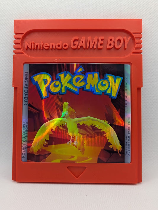 Oversized Moltres Pokemon Cartridge Fanart