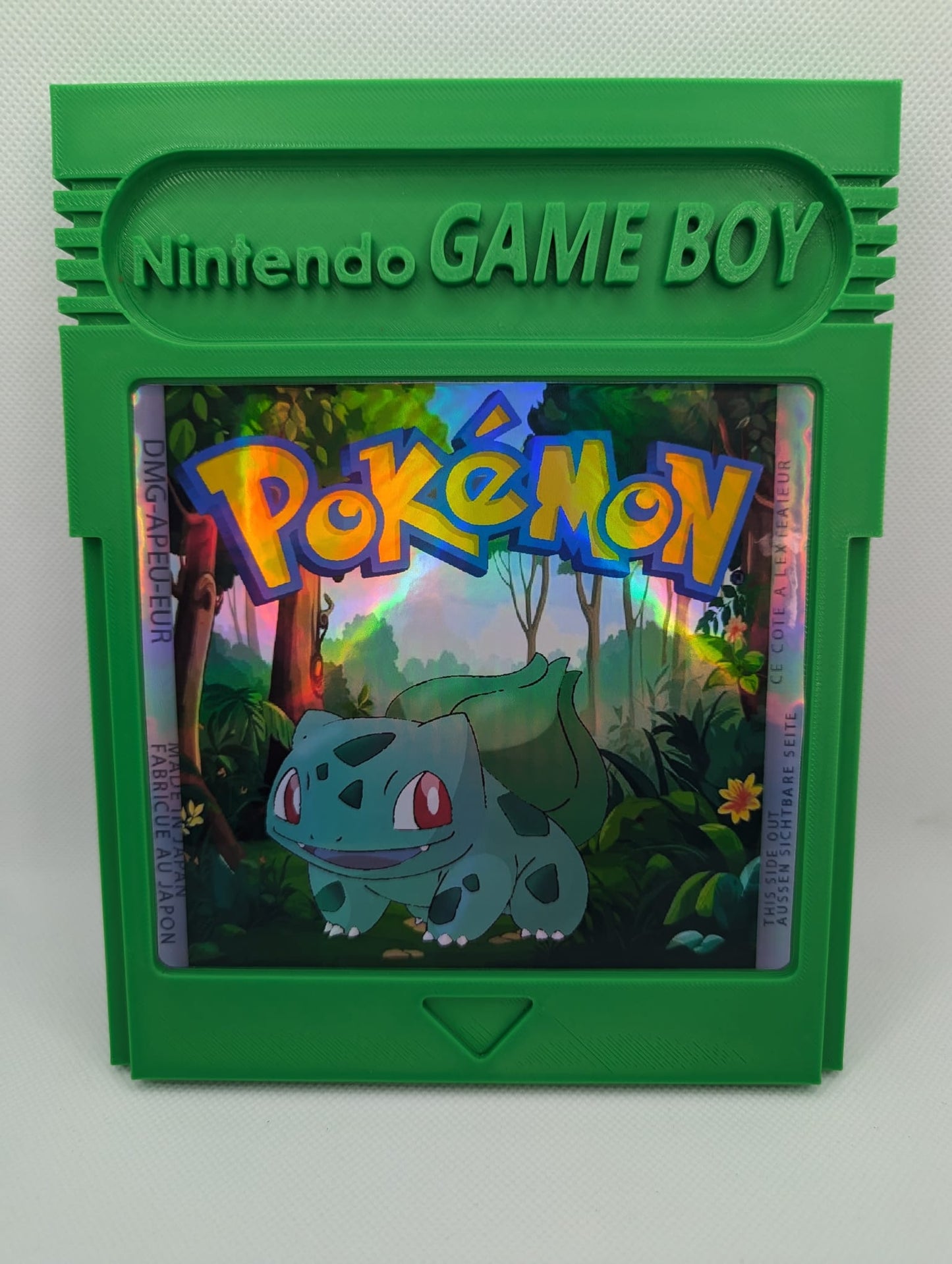 Oversized x3 Bulbasaur Evolution Bundle Pokemon Inspired Cartridge Fanart