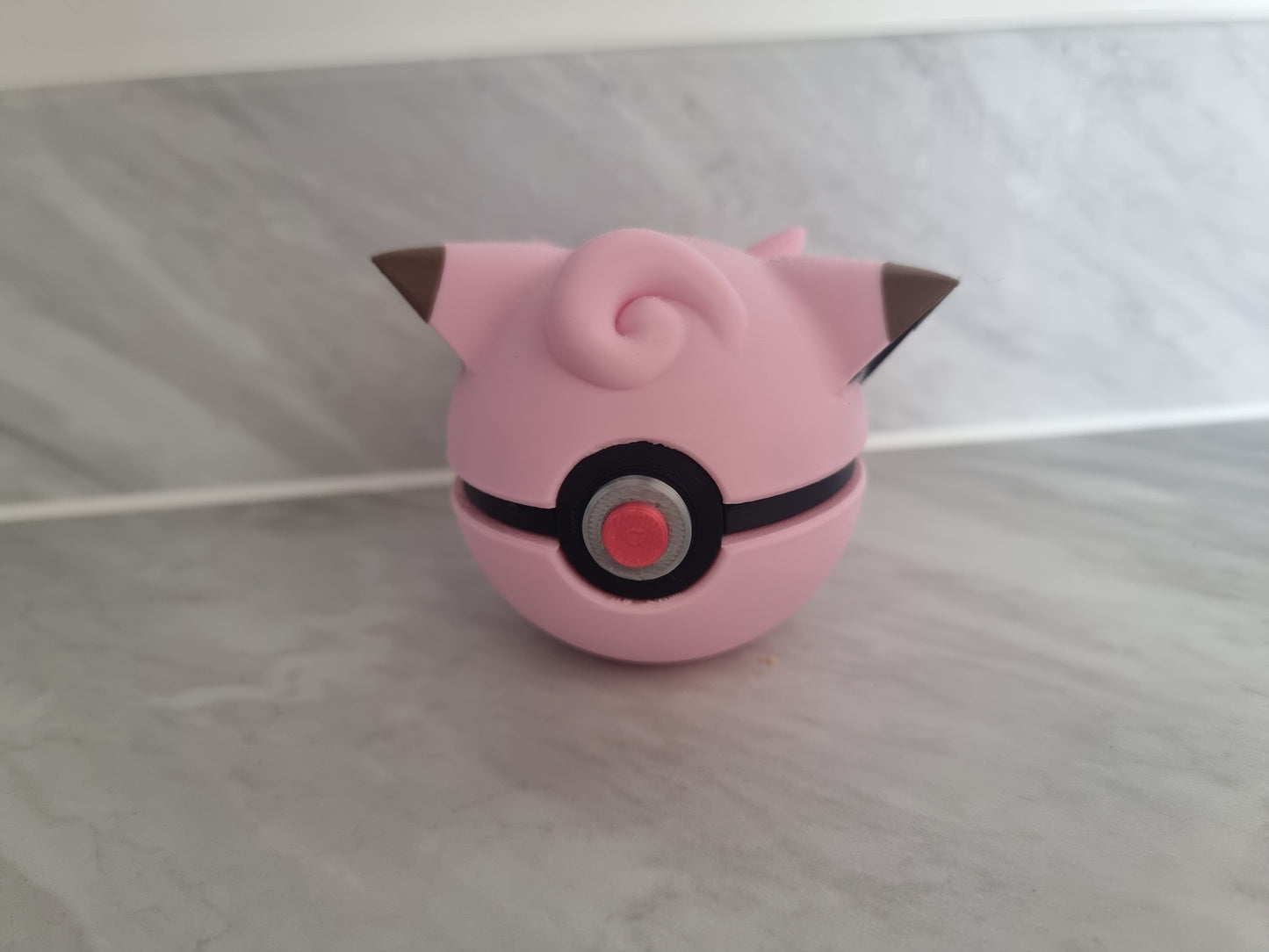 Clefairy Inspired Pokemon Pokeball.