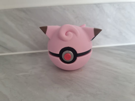 Clefairy Inspired Pokemon Pokeball.