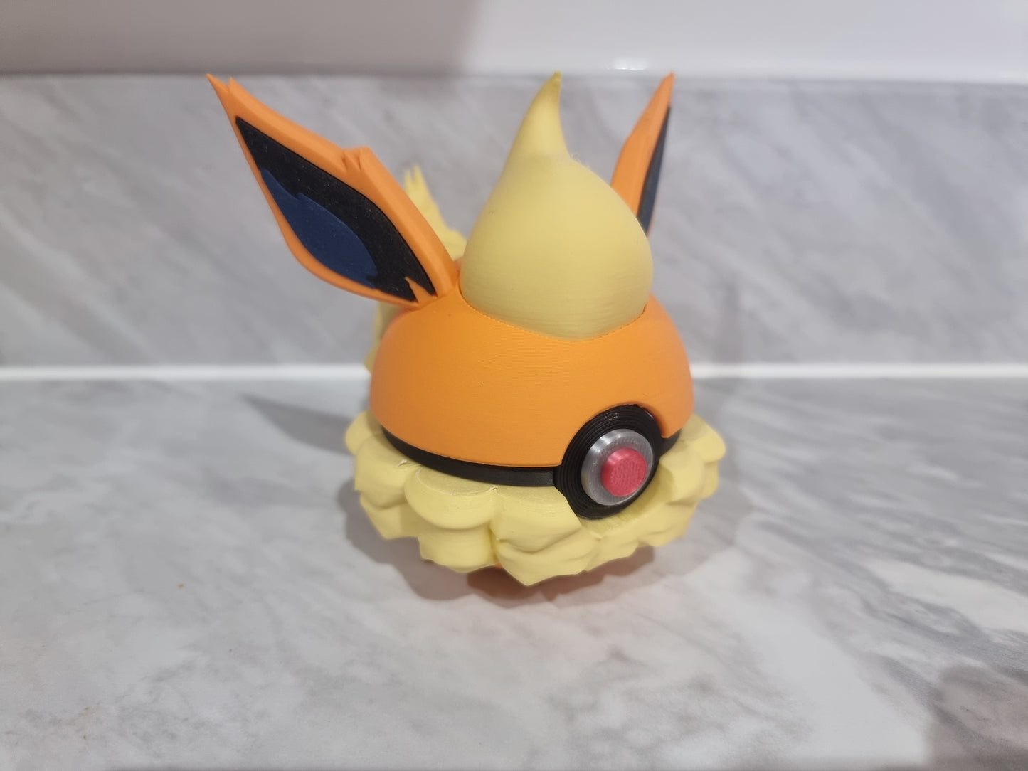 Flareon Inspired Pokemon Pokeball